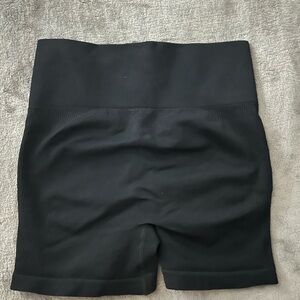 Women's Black High-Waisted Shorts